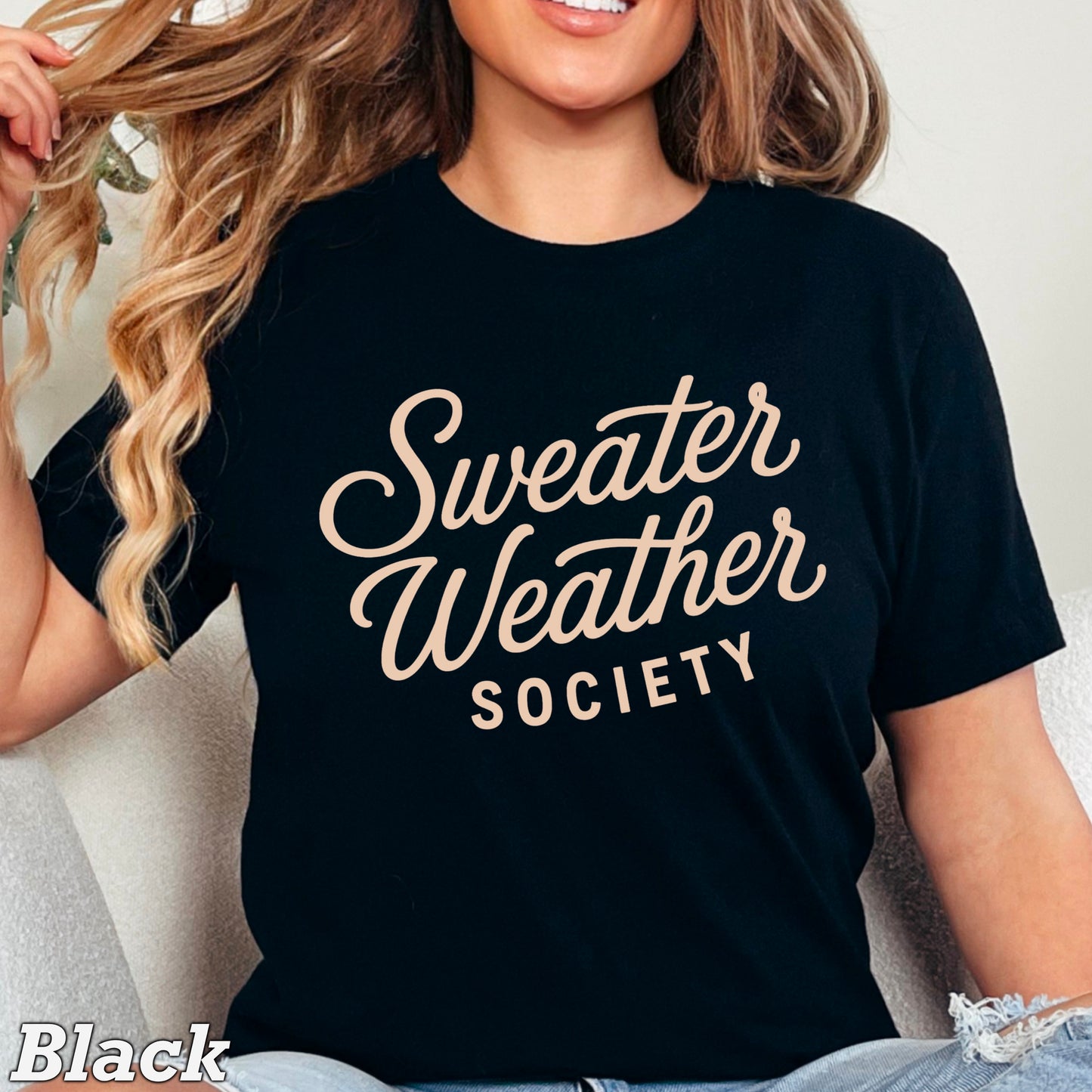 Sweater Weather Society Comfort Color Graphic Tee