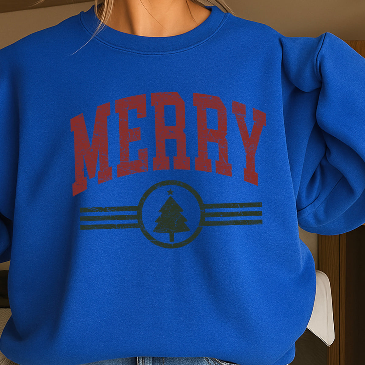 Merry Christmas Crewneck Sweatshirt