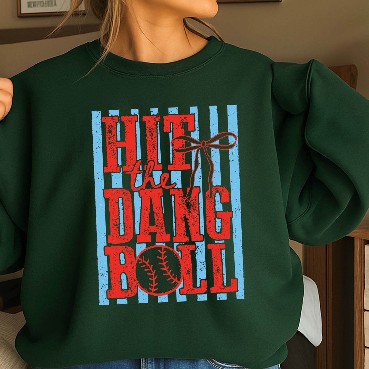 Hit The Dang Ball Crewneck Sweatshirt