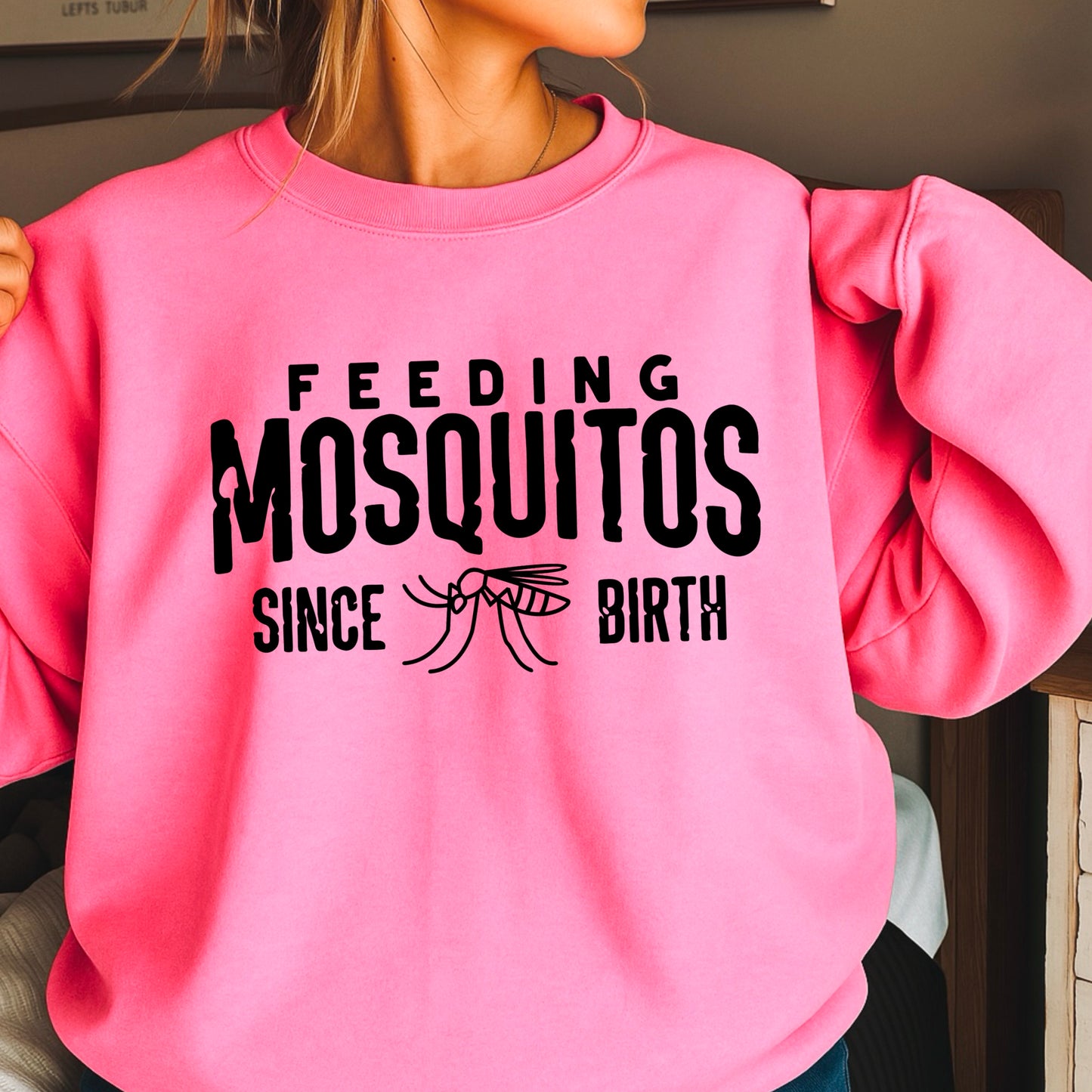 Feeding Mosquitoes Crewneck Sweatshirt