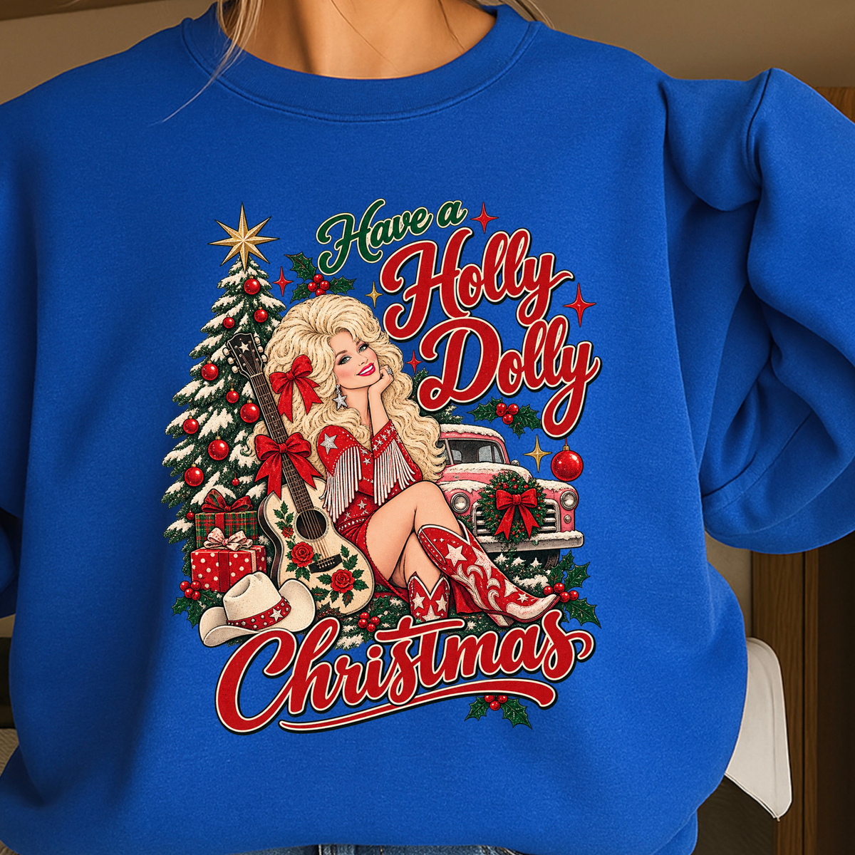 Have A Holly Christmas Crewneck Sweatshirt