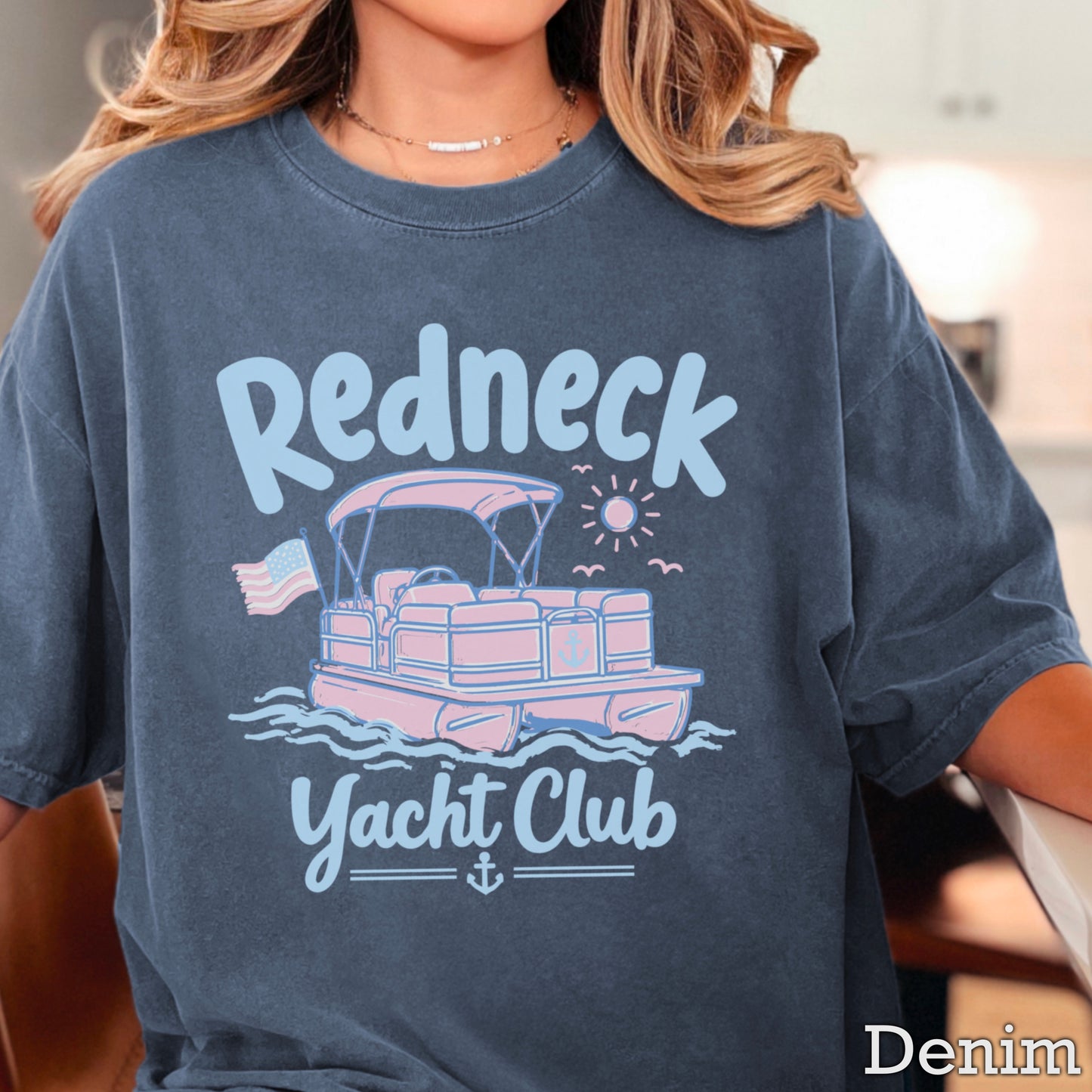 Redneck Yacht Club Comfort Color Graphic Tee