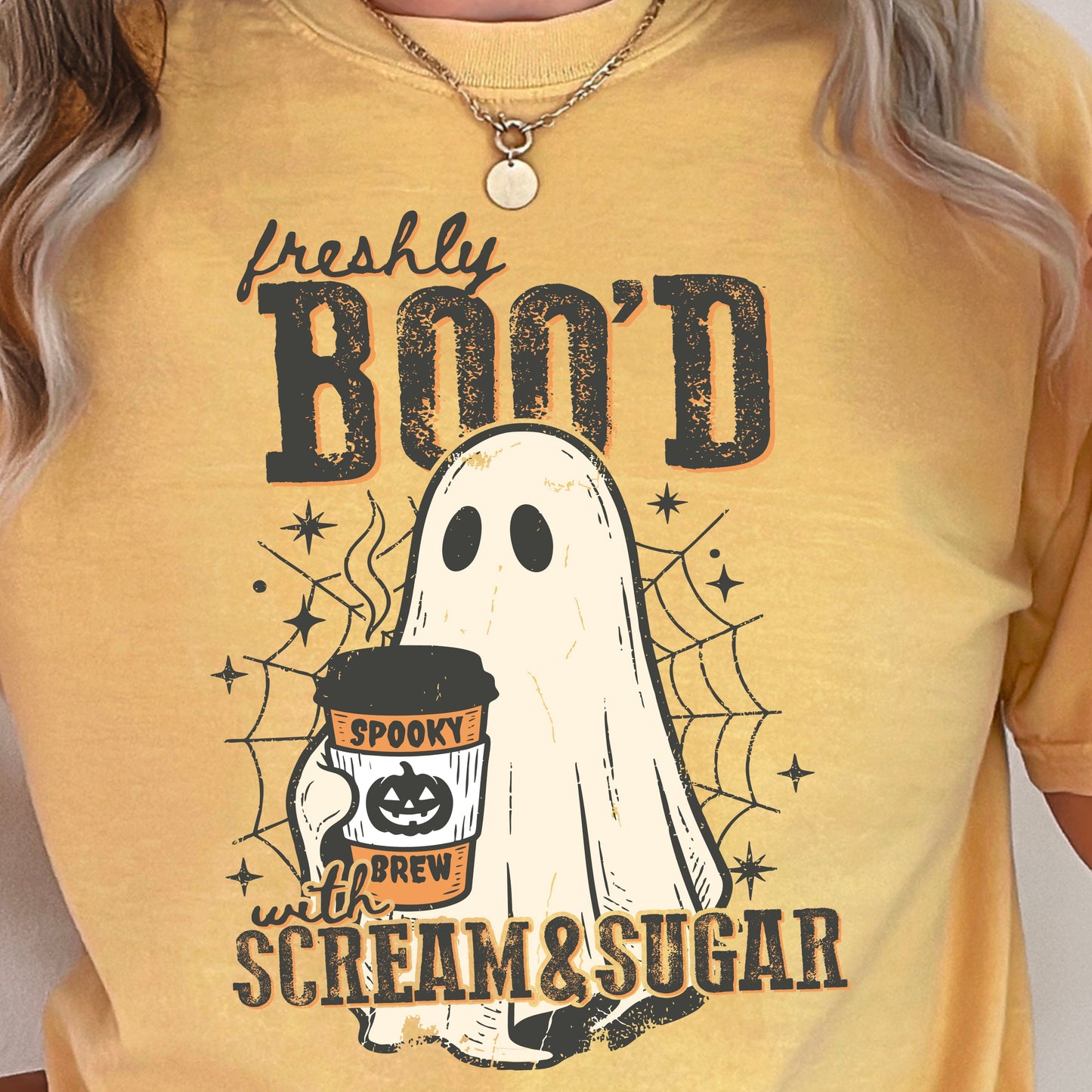Freshly Boo’d Halloween Comfort Color Graphic Tee