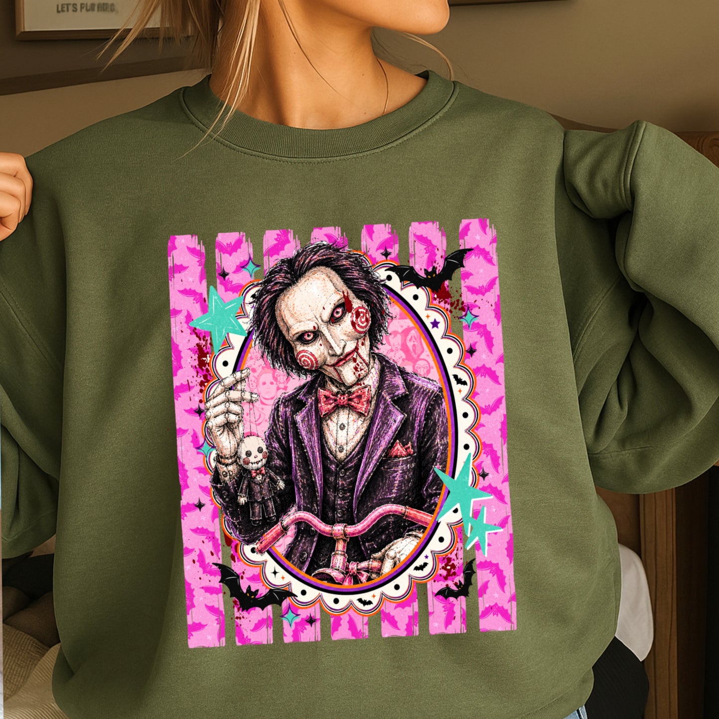 Horror Film Character Crewneck Sweatshirt