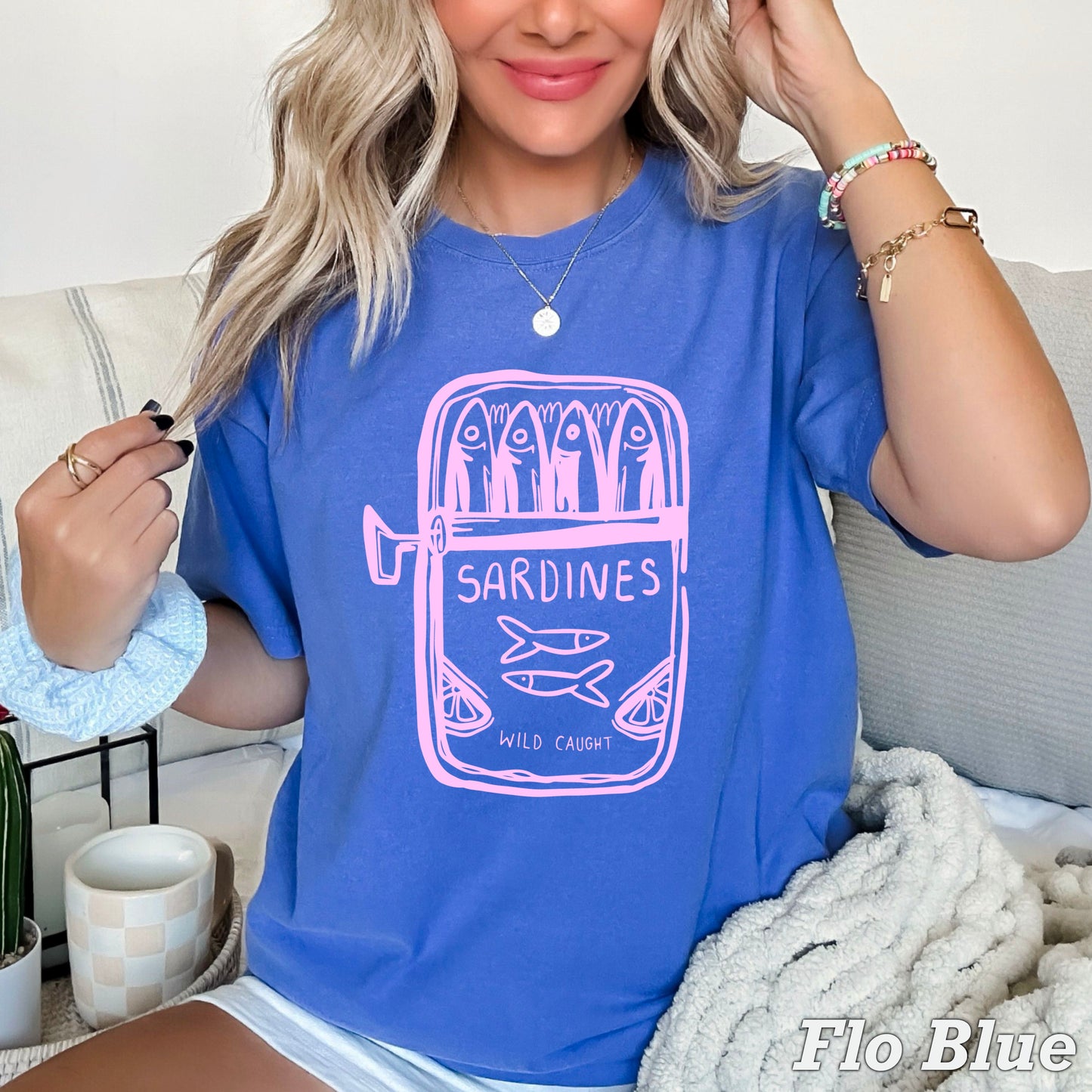 Sardines Screen Print Transfer