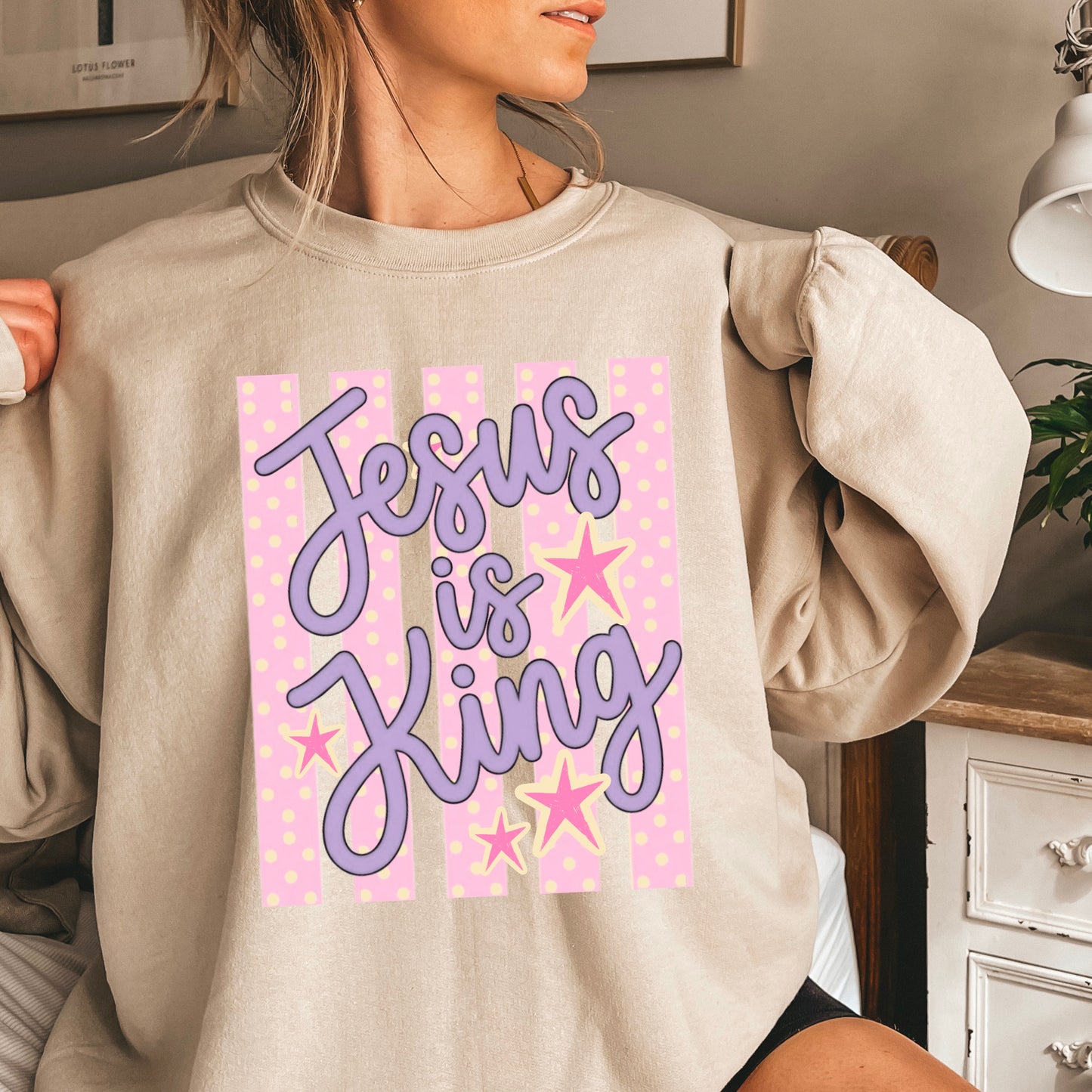 Jesus Is King Crewneck Sweatshirt