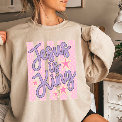 Jesus Is King Crewneck Sweatshirt
