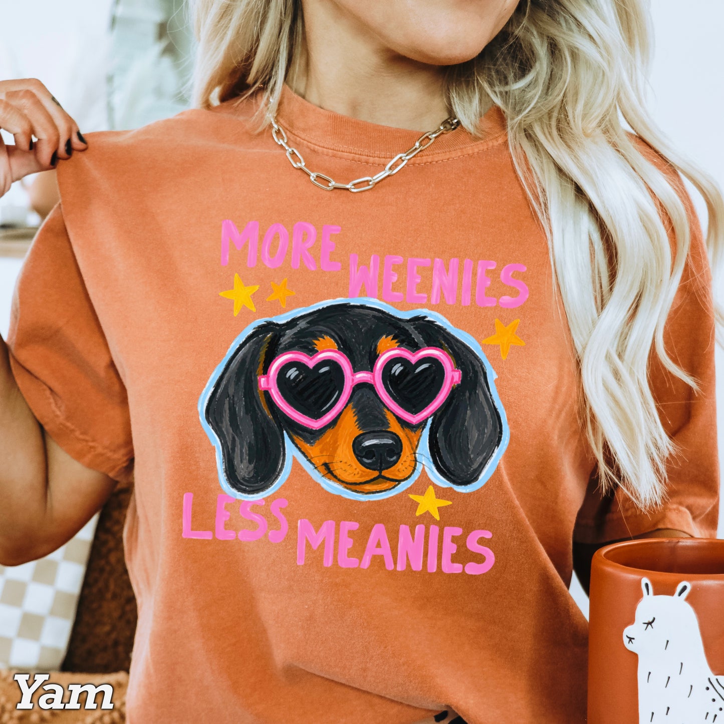 More Weenies Less Meanies Comfort Color Graphic Tee