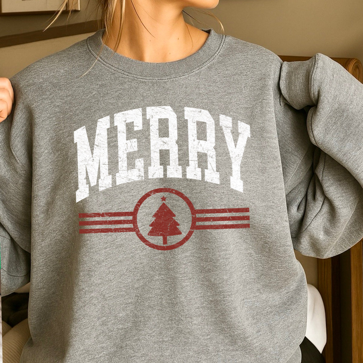 Merry Christmas Crewneck Sweatshirt