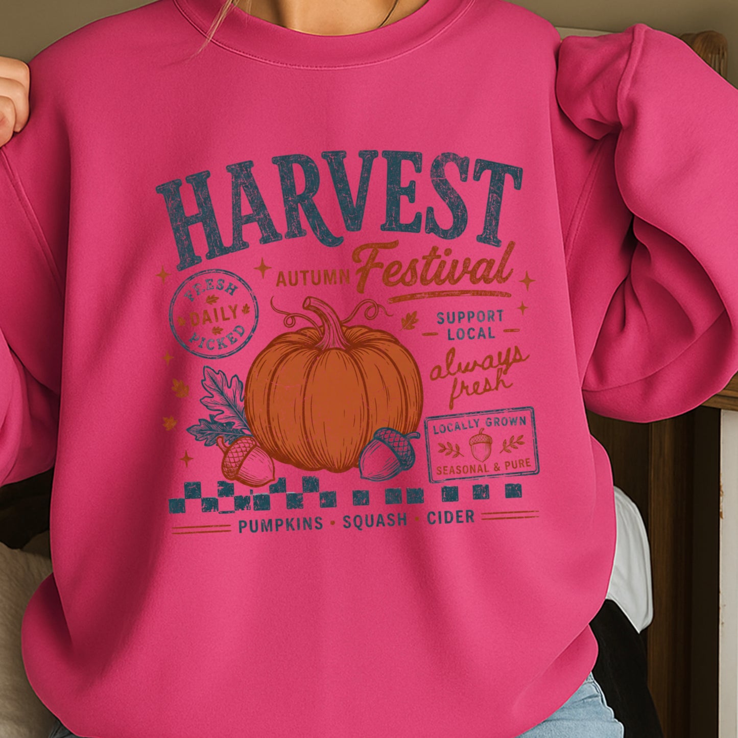 Harvest Festival Fall Crewneck Sweatshirt