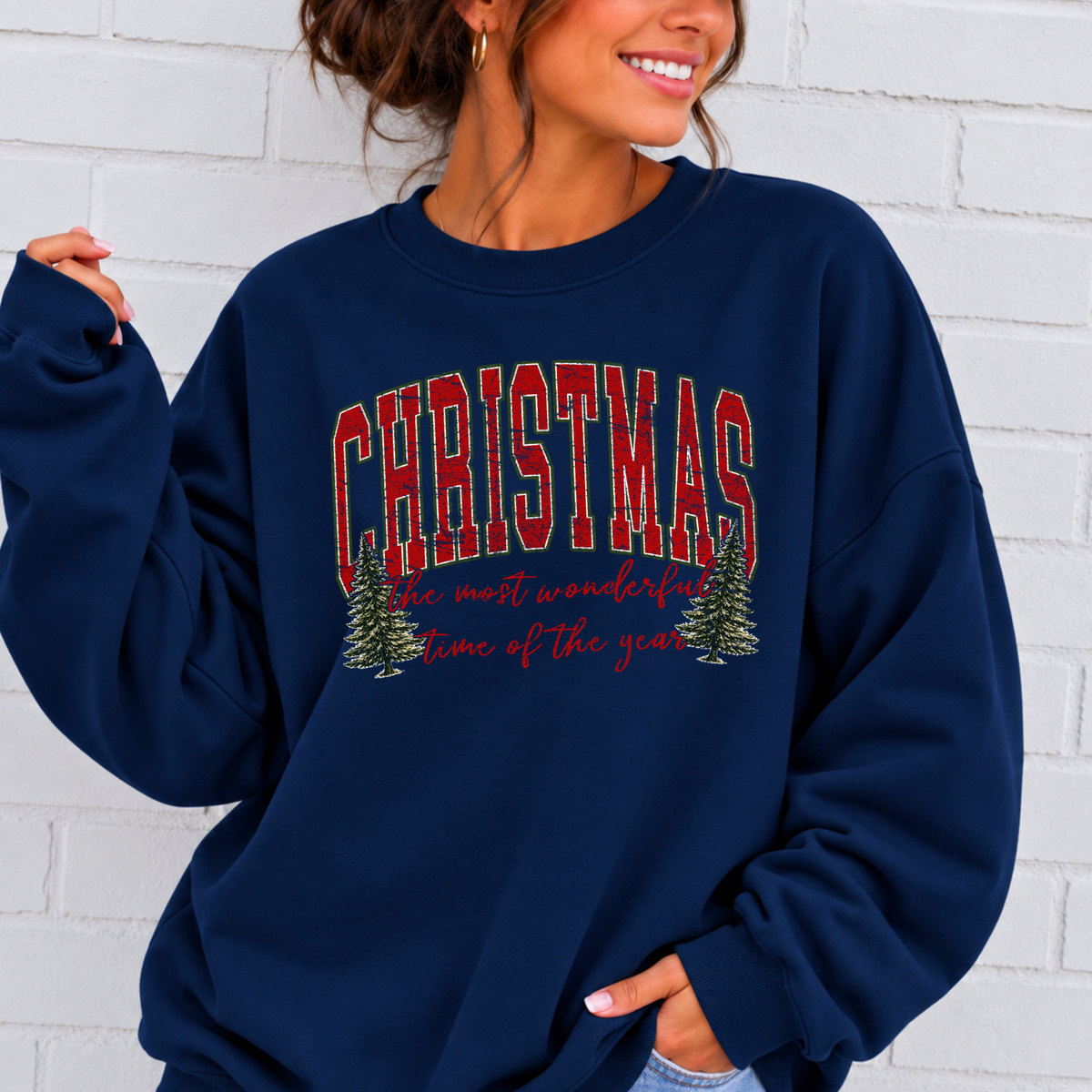 The Most Wonderful Time Of The Year Christmas Crewneck Sweatshirt