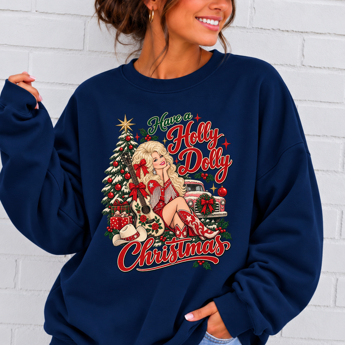 Have A Holly Christmas Crewneck Sweatshirt