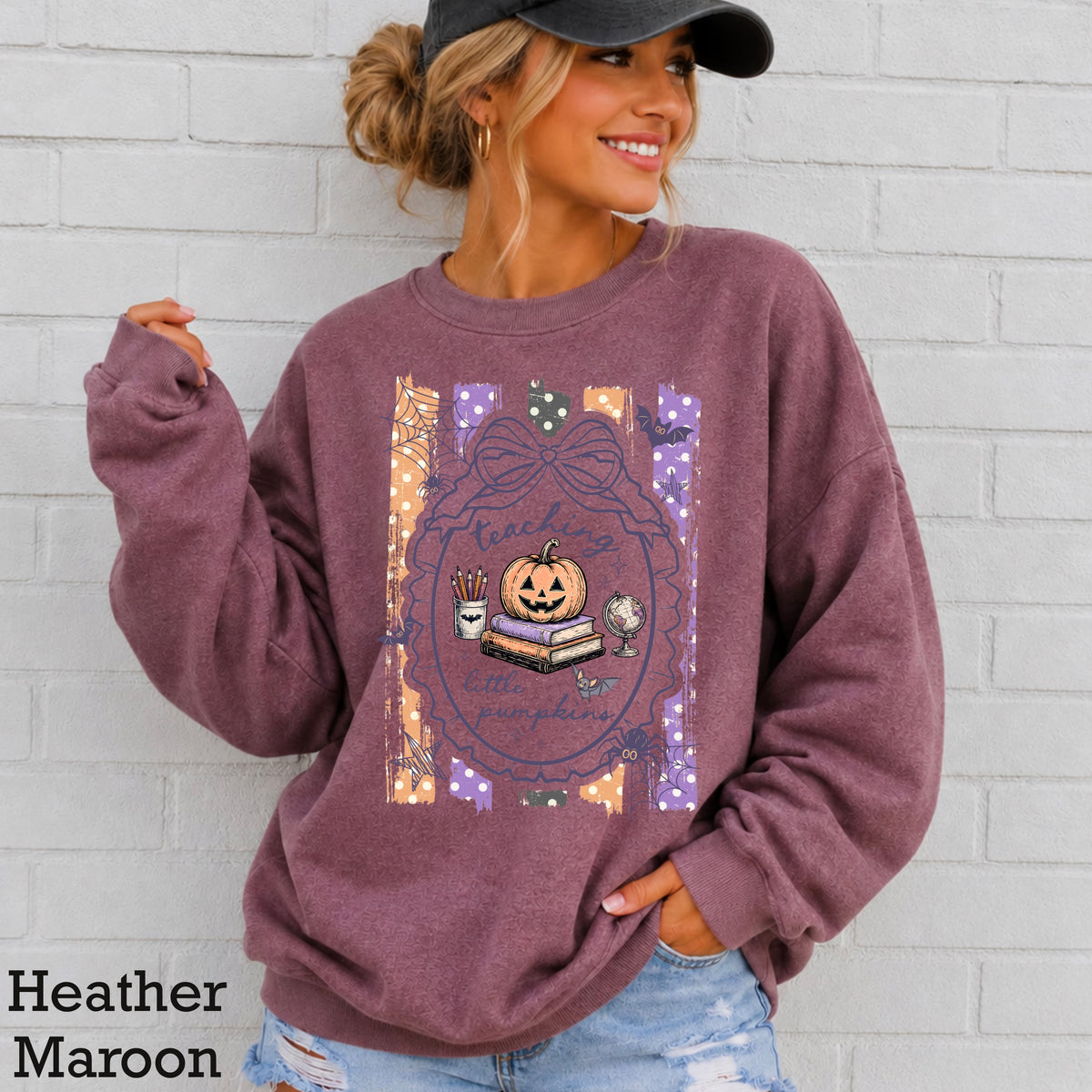 Teaching Little Pumpkins Halloween Sweatshirt