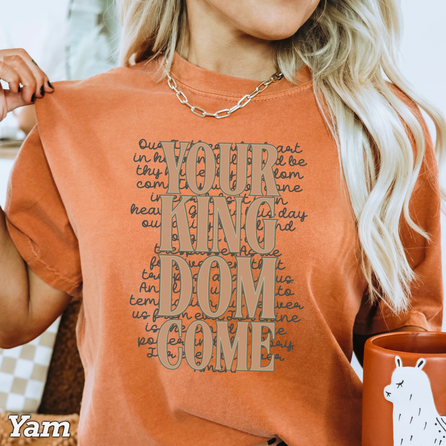 Your Kingdom Come Christian Comfort Color Graphic Tee