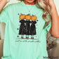 Meet Me At The Pumpkin Patch Halloween Comfort Color Graphic Tee