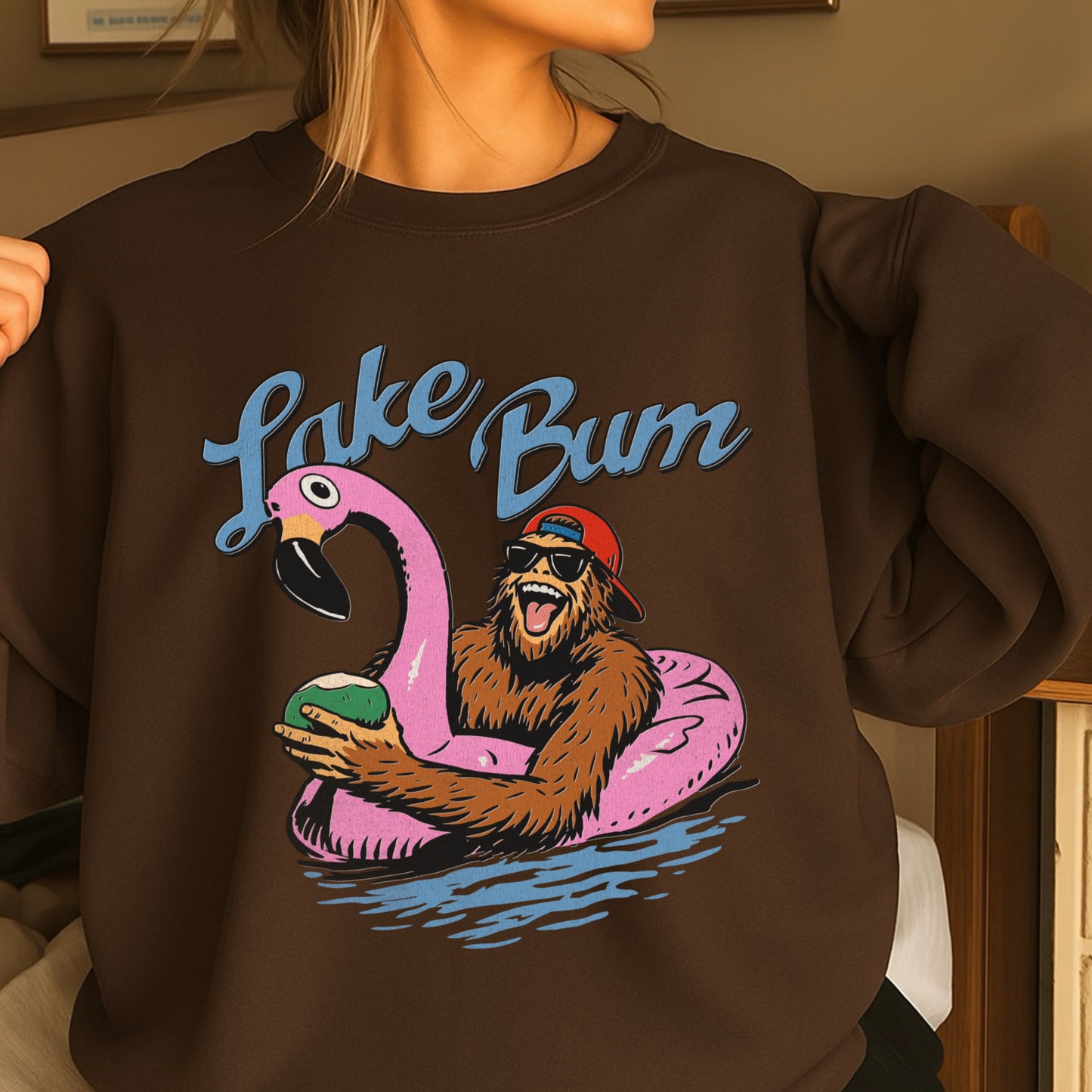 Lake Bum Crewneck Sweatshirt