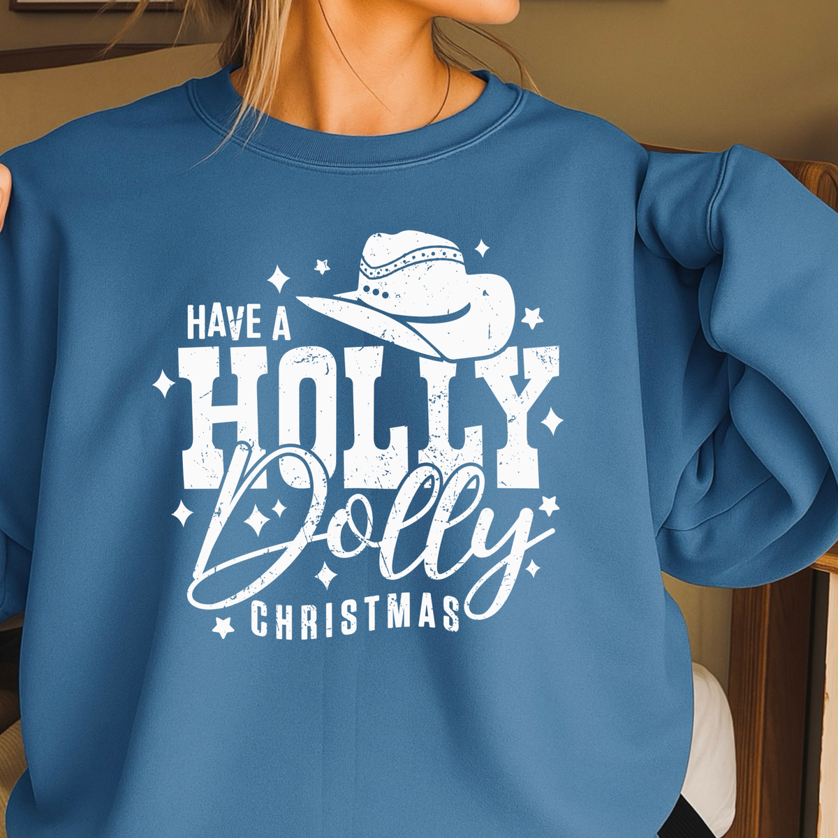 Have A Holly Christmas Crewneck Sweatshirt