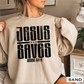 Jesus Saves Graphic Crewneck Sweatshirt