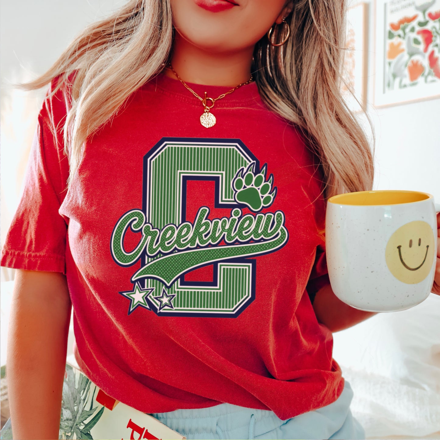 Creekview Grizzlies Comfort Color Graphic Tee