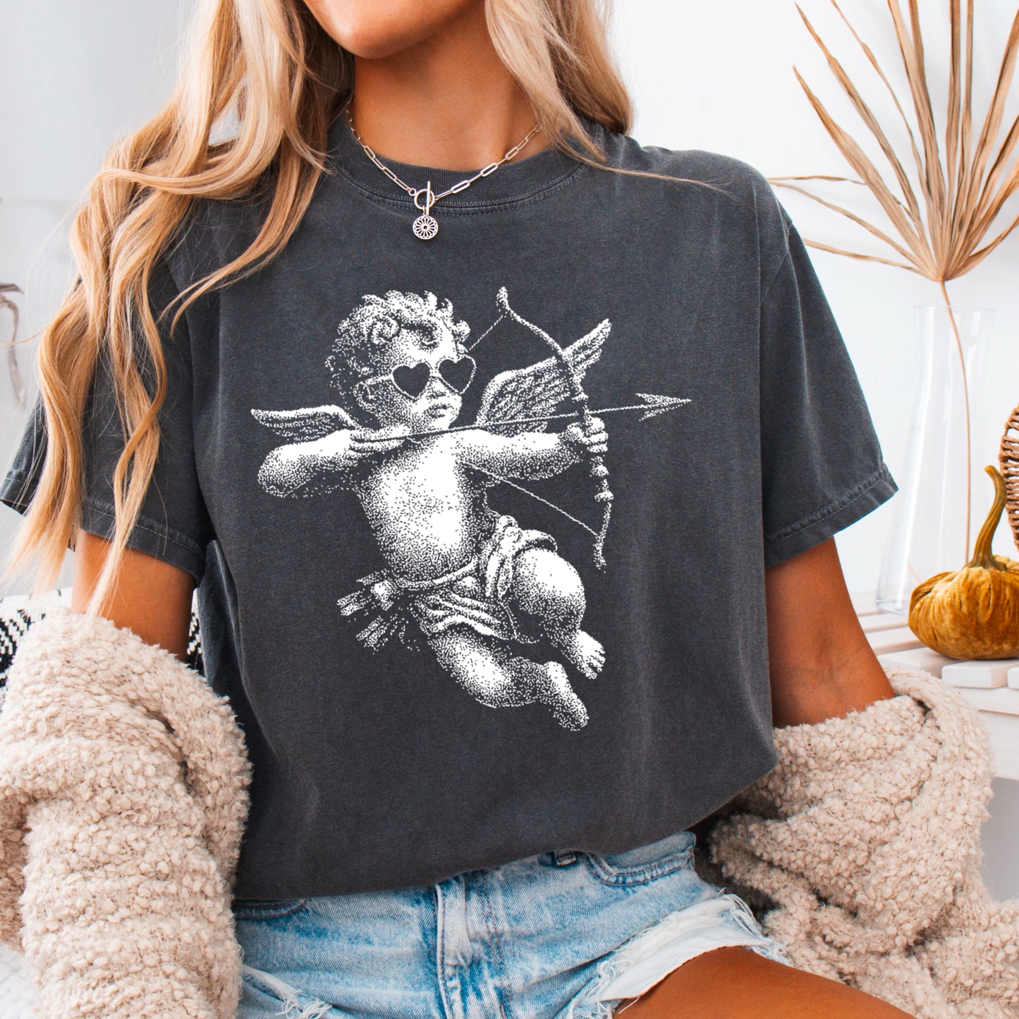 Halftone Valentine’s Day Comfort Color Graphic Tee