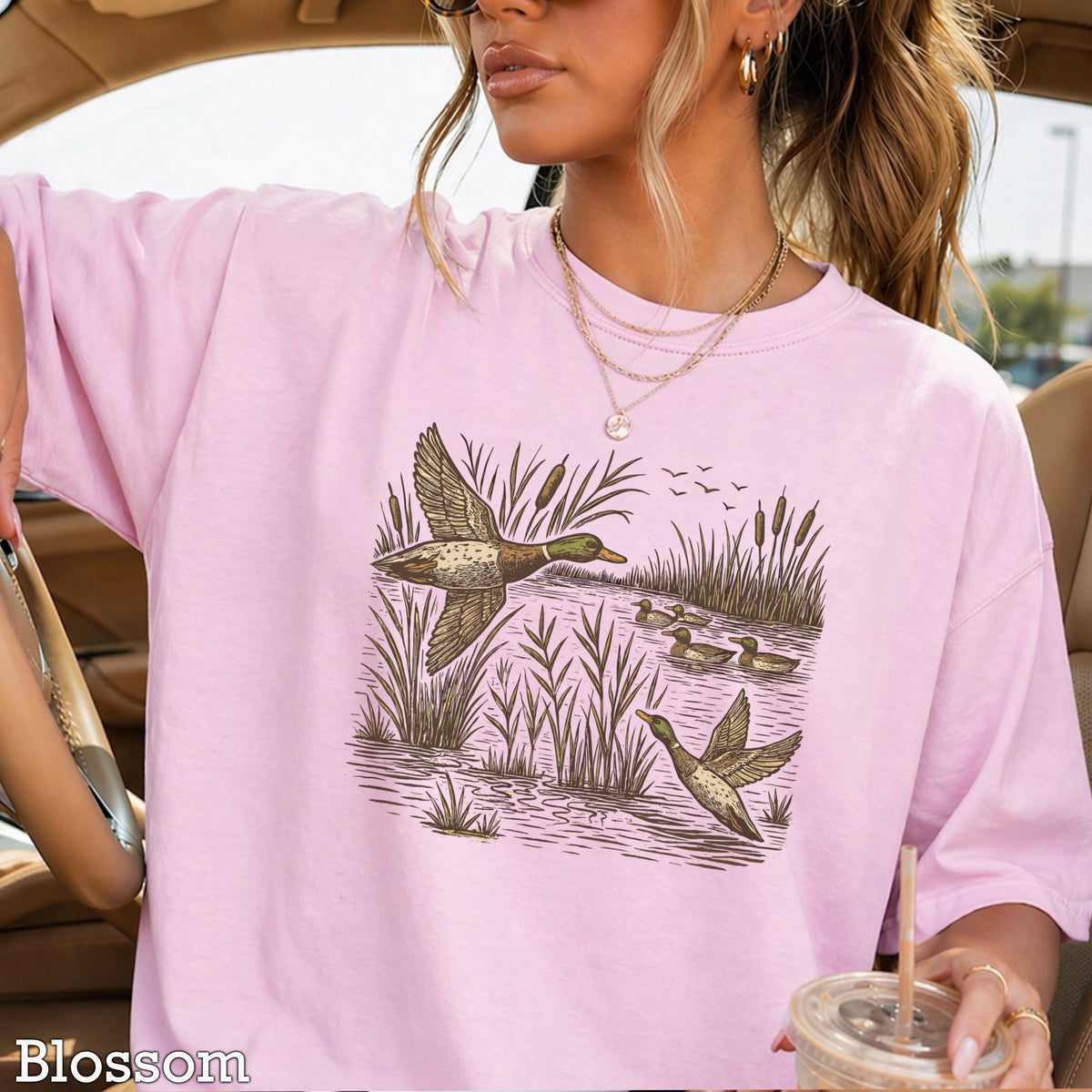 Mallard Ducks Comfort Color Graphic Tee