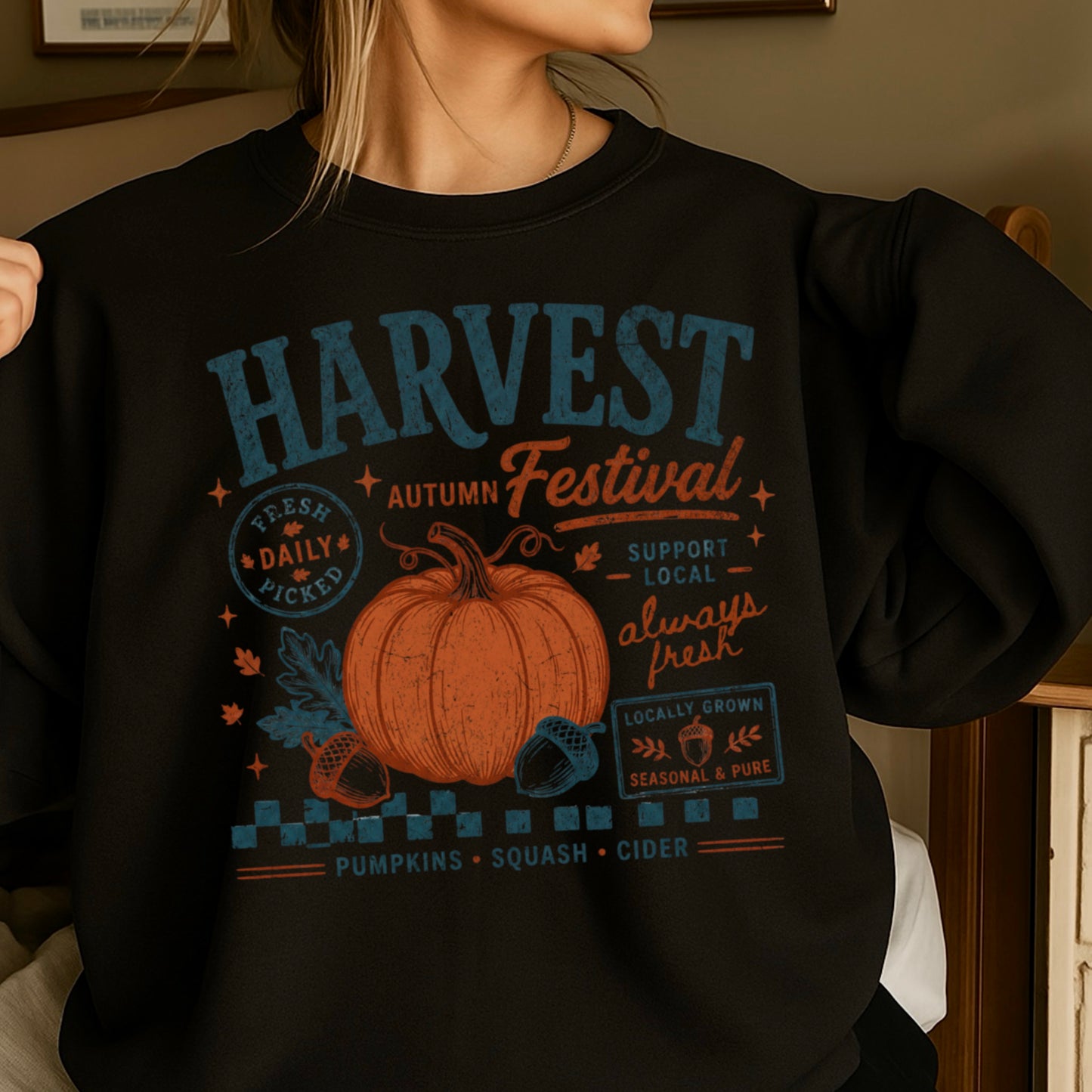 Harvest Festival Fall Crewneck Sweatshirt