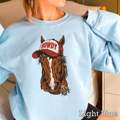 Howdy Horse Crewneck Sweatshirt