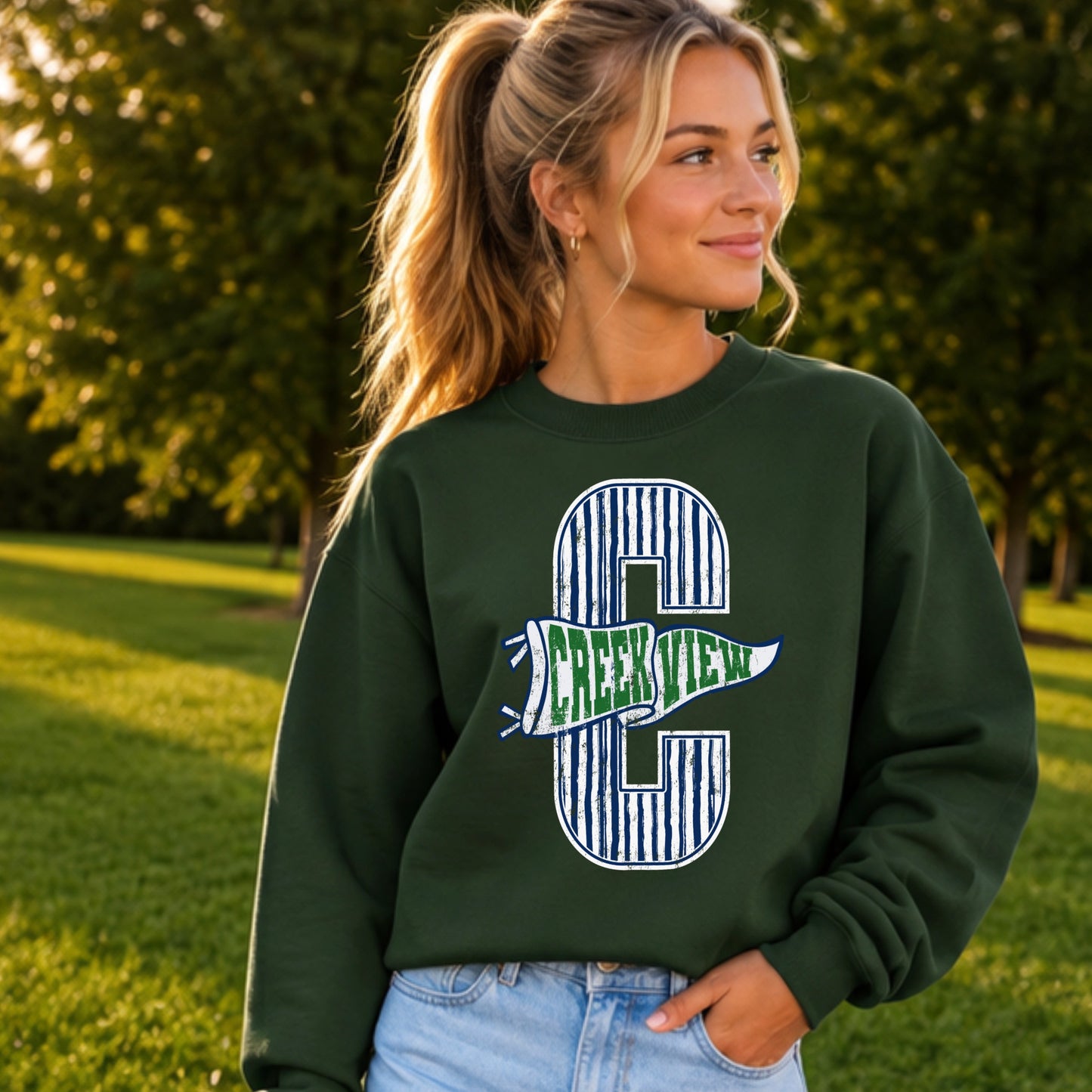 Creekview Youth Crewneck Sweatshirt