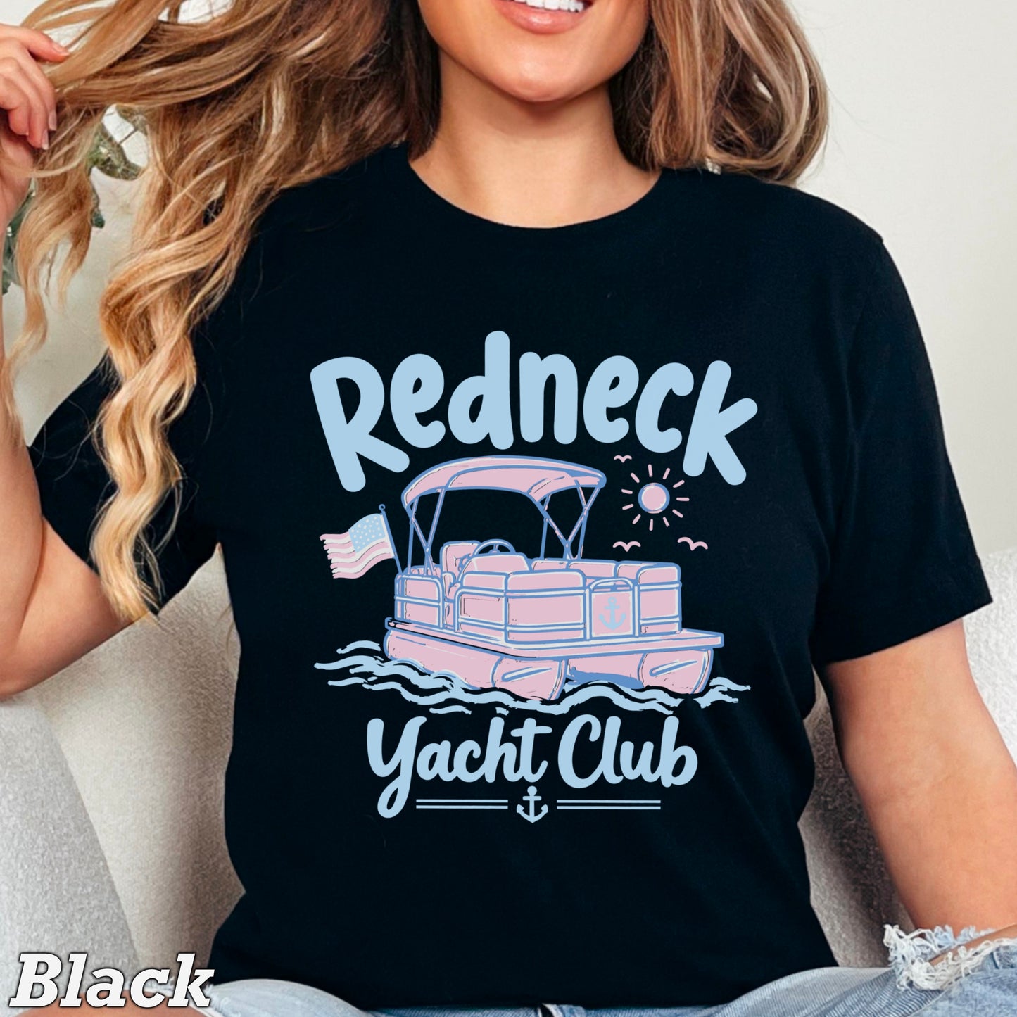Redneck Yacht Club Comfort Color Graphic Tee
