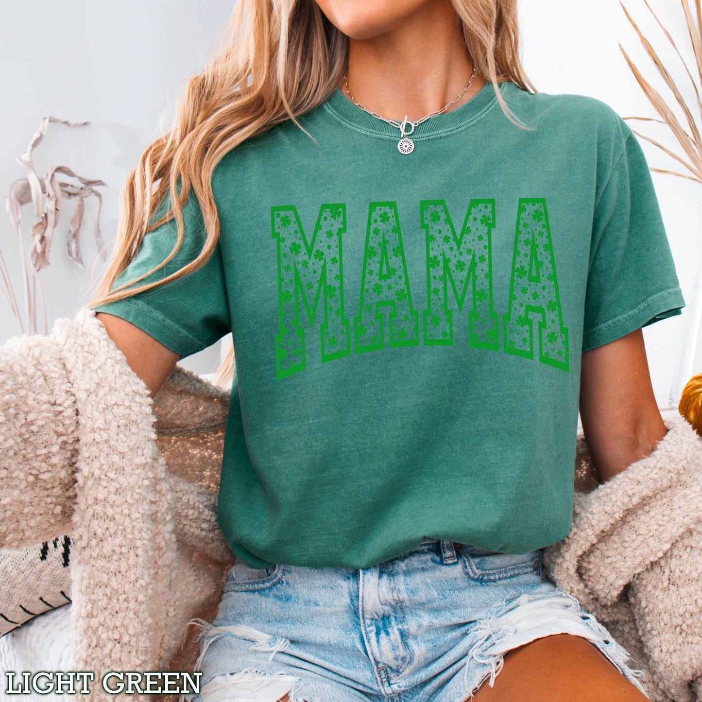 Mama St. Patrick’s Day Comfort Color Graphic Tee