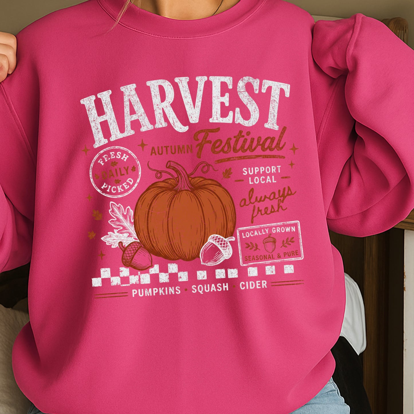 Harvest Festival Fall Crewneck Sweatshirt