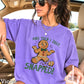 Gingerbread And Then I Just Snapped Christmas Comfort Color Graphic Tee