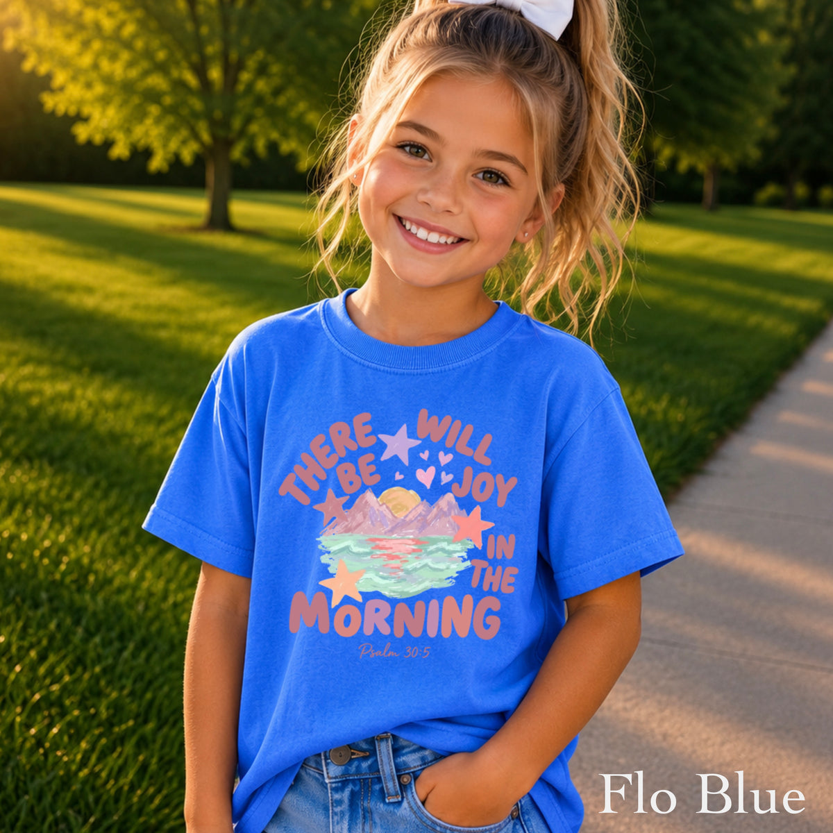 There Will Be Joy In The Morning Youth Comfort Color T-Shirt