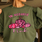 In October We Wear Pink Breast Cancer  Crewneck Sweatshirt