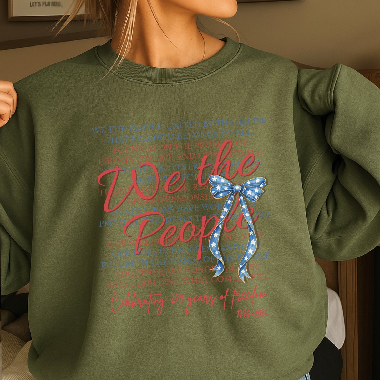 We The People Crewneck Sweatshirt