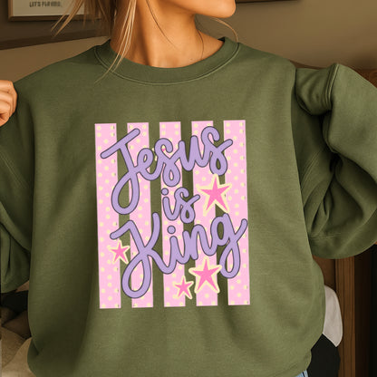 Jesus Is King Crewneck Sweatshirt