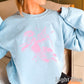 Halftone Cupid Valentine’s Day Crewneck Sweatshirt