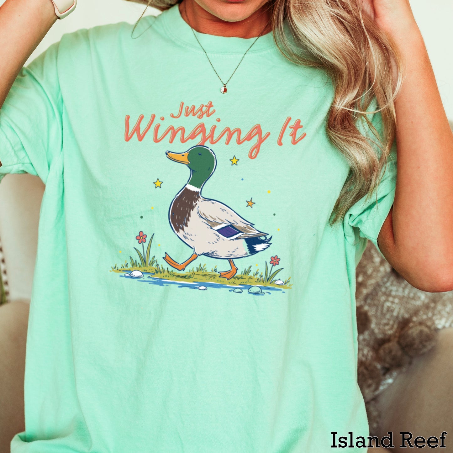 Just Winging It Comfort Color Graphic Tee