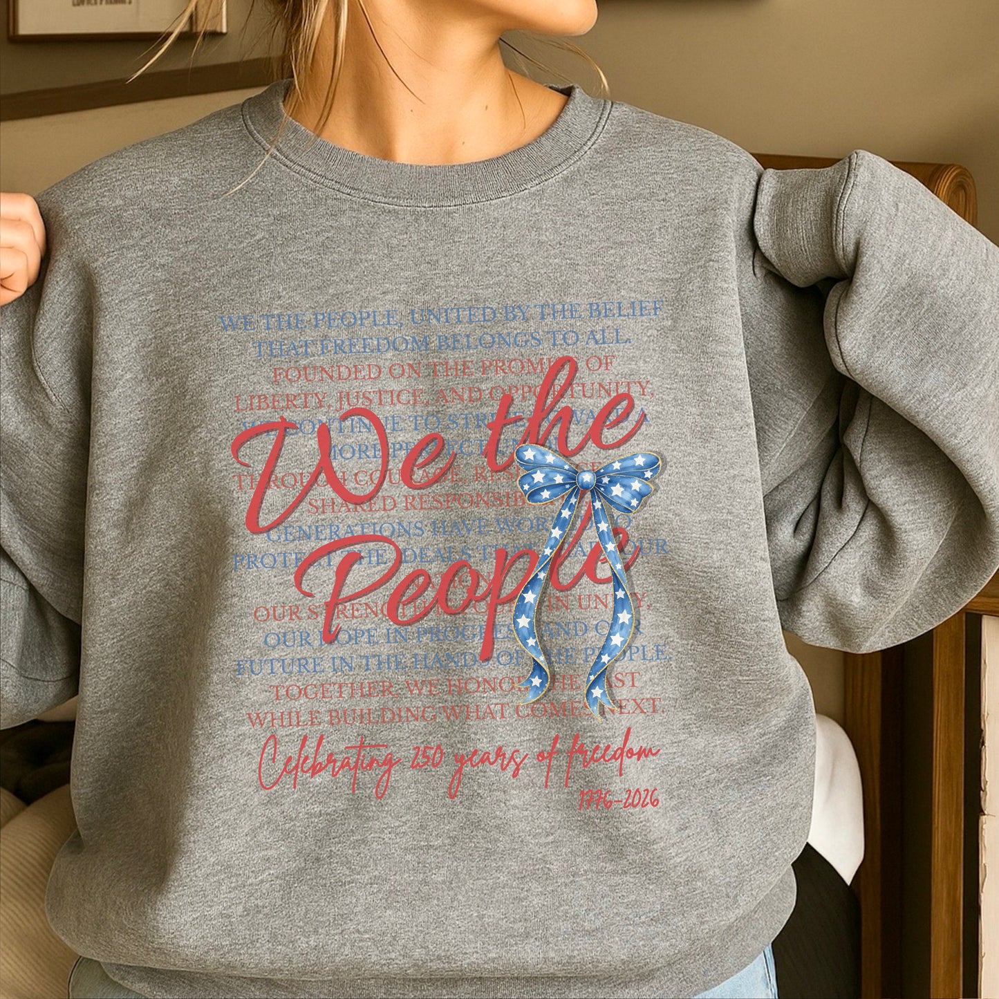 We The People Crewneck Sweatshirt