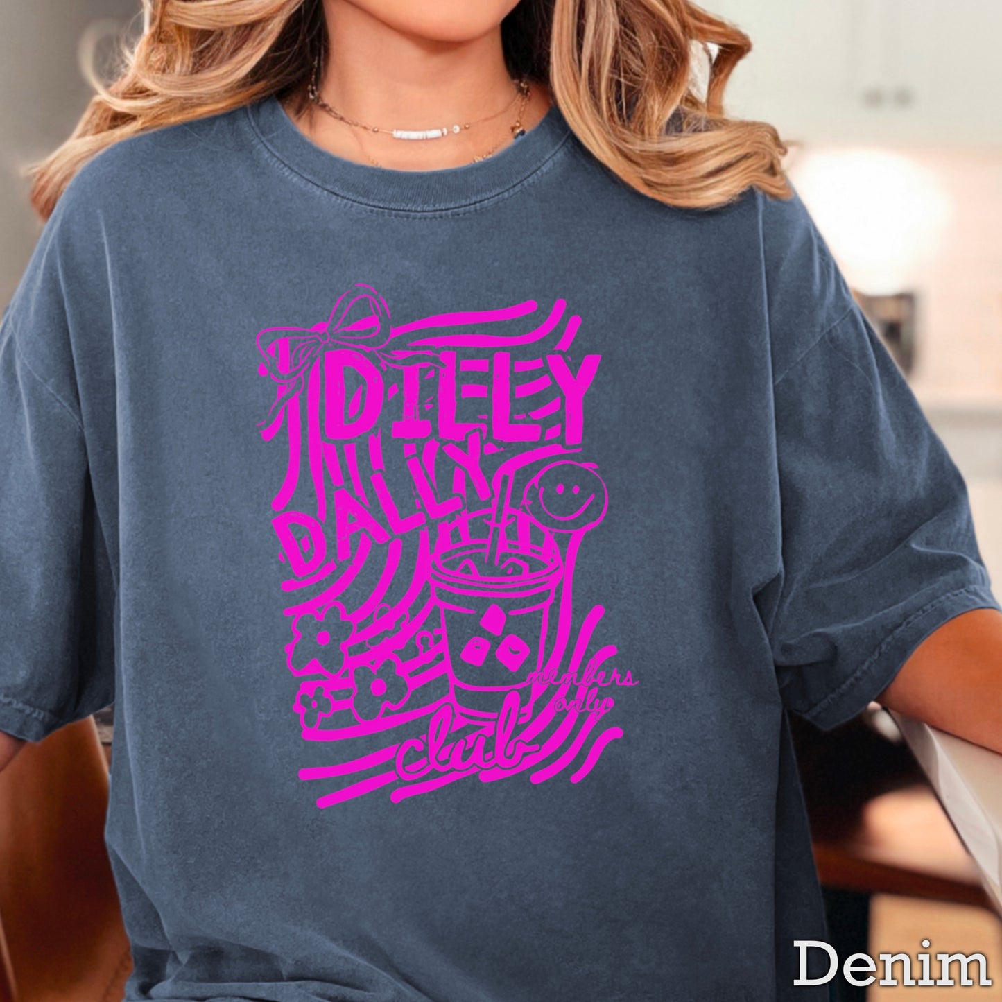 Dilly Dally Club Comfort Color Graphic Tee