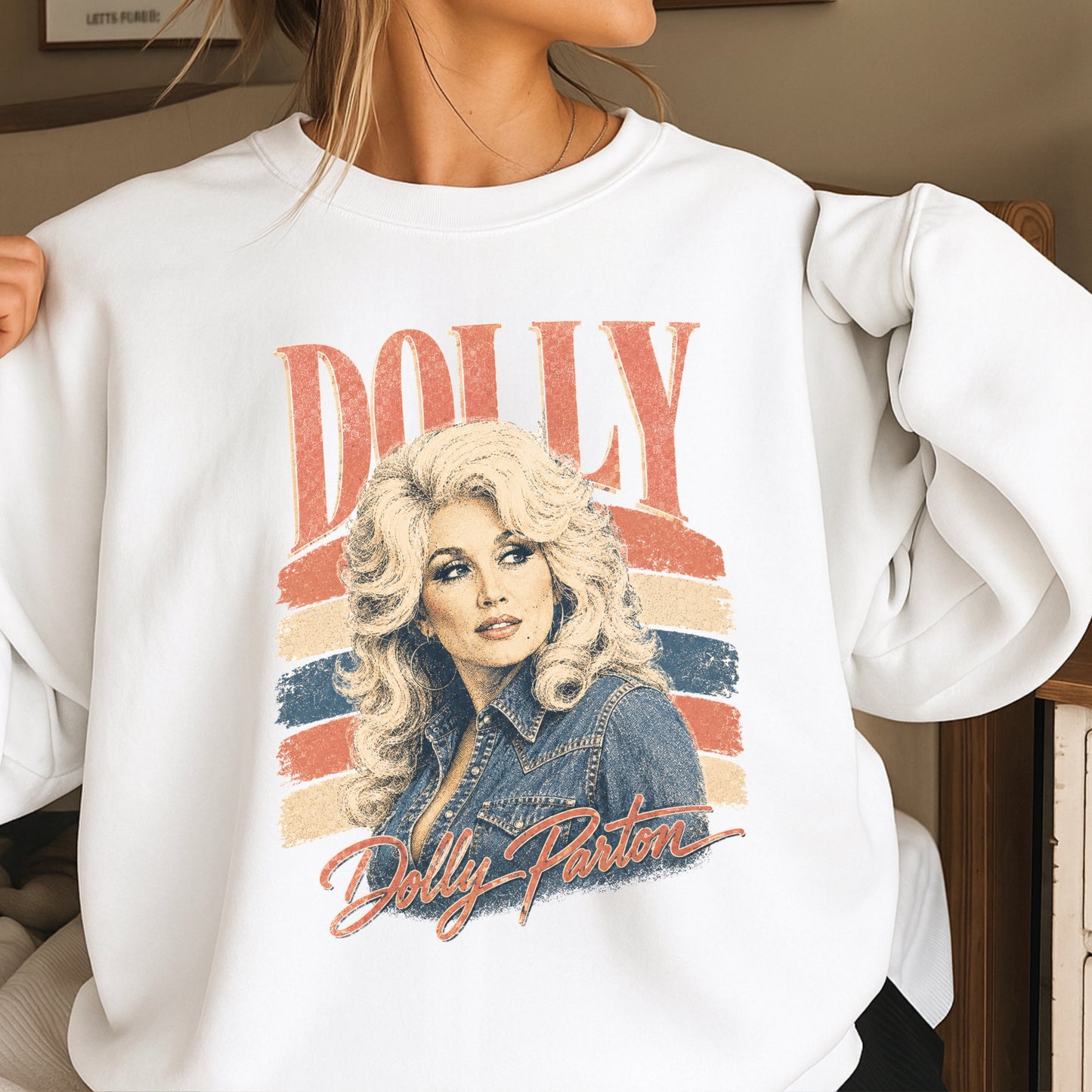 Retro Dolly Crewneck Sweatshirt