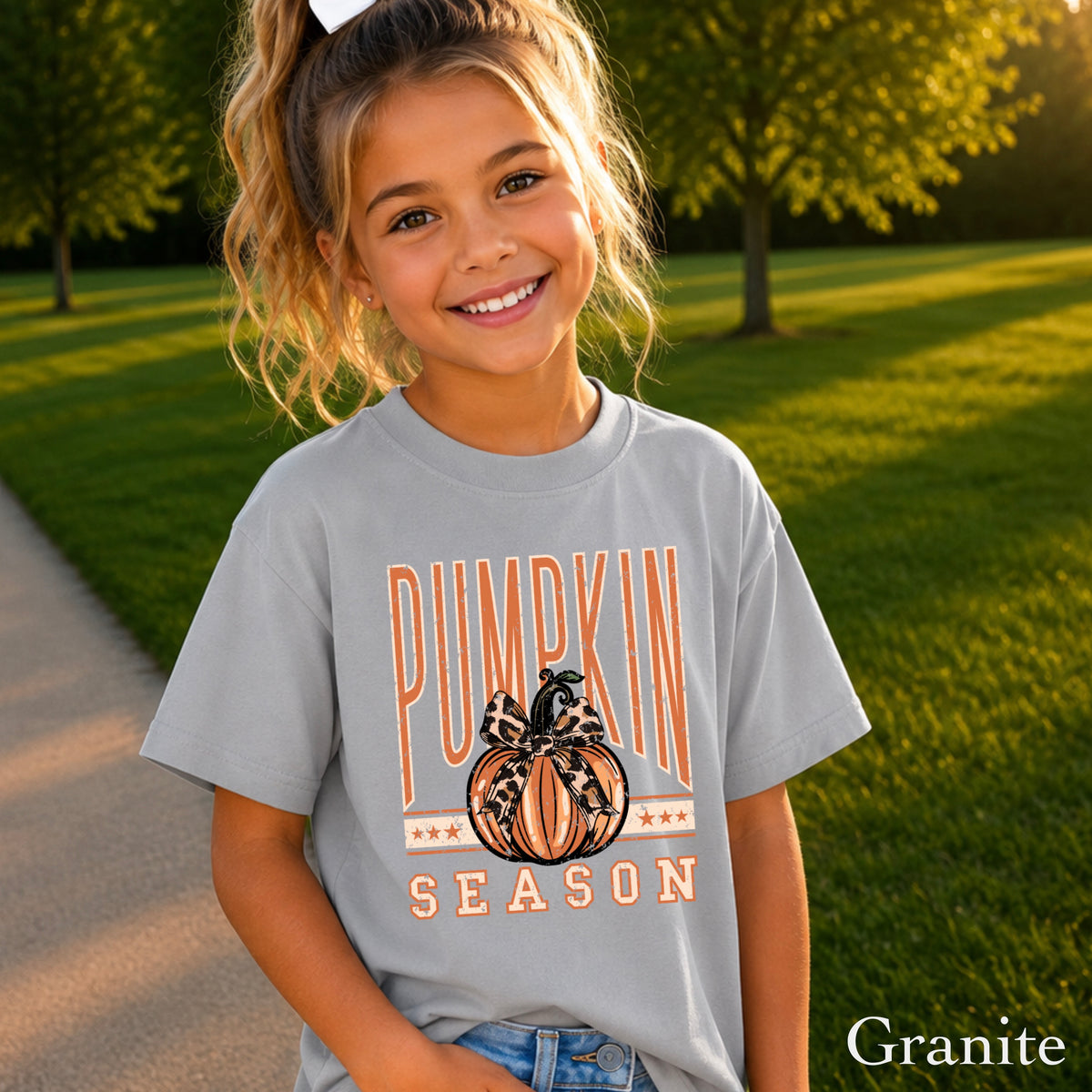 Pumpkin Season Youth Comfort Color T-Shirt