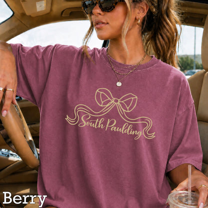 Spartans Coquette Bow Comfort Color Graphic Tee