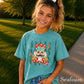 Preppy Nutcracker Christmas Youth Comfort Color T-Shirt