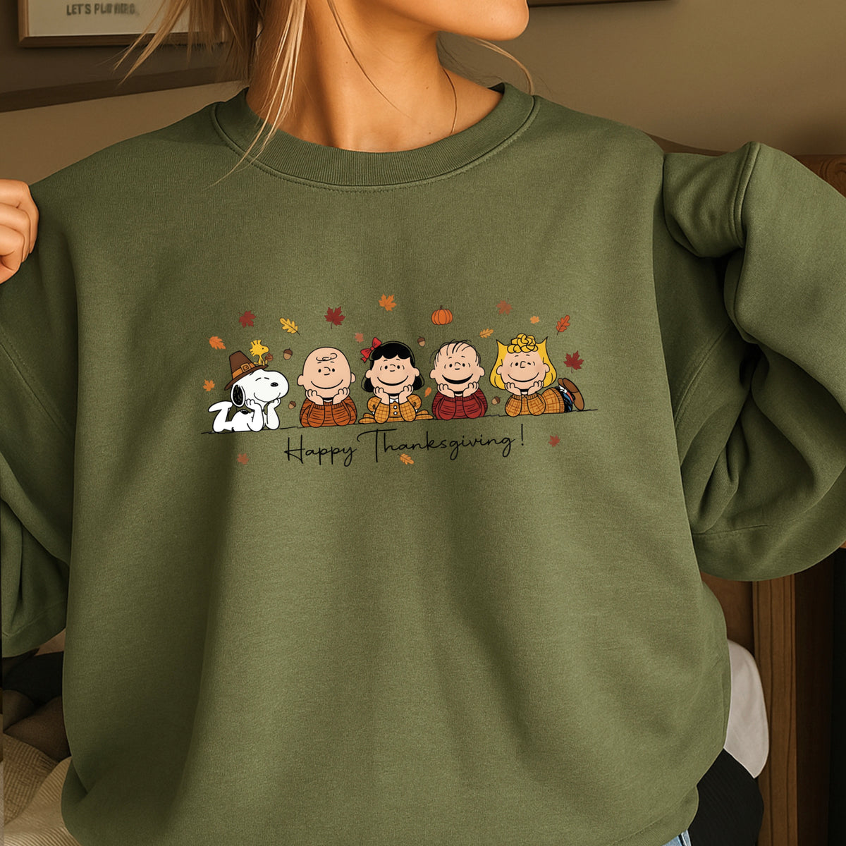 Happy Thanksgiving Crewneck Sweatshirt