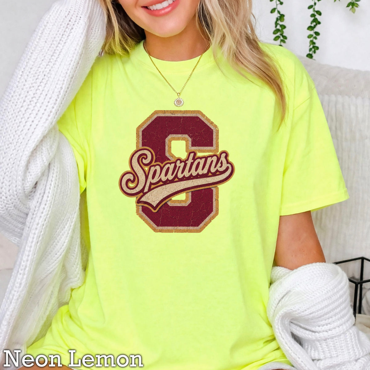 Spartans Comfort Color Graphic Tee