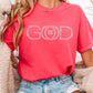 God Is Good Comfort Color Rhinestone Tee