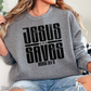 Jesus Saves Graphic Crewneck Sweatshirt