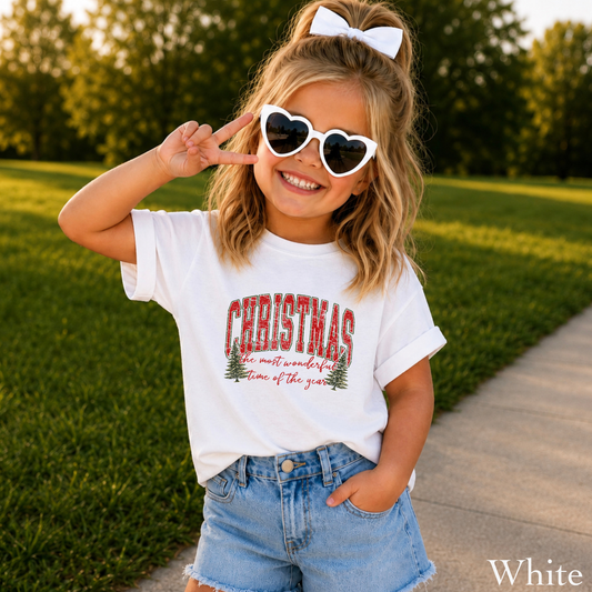 It's The Most Wonderful Time Of The Year Christmas Youth Comfort Color T-Shirt