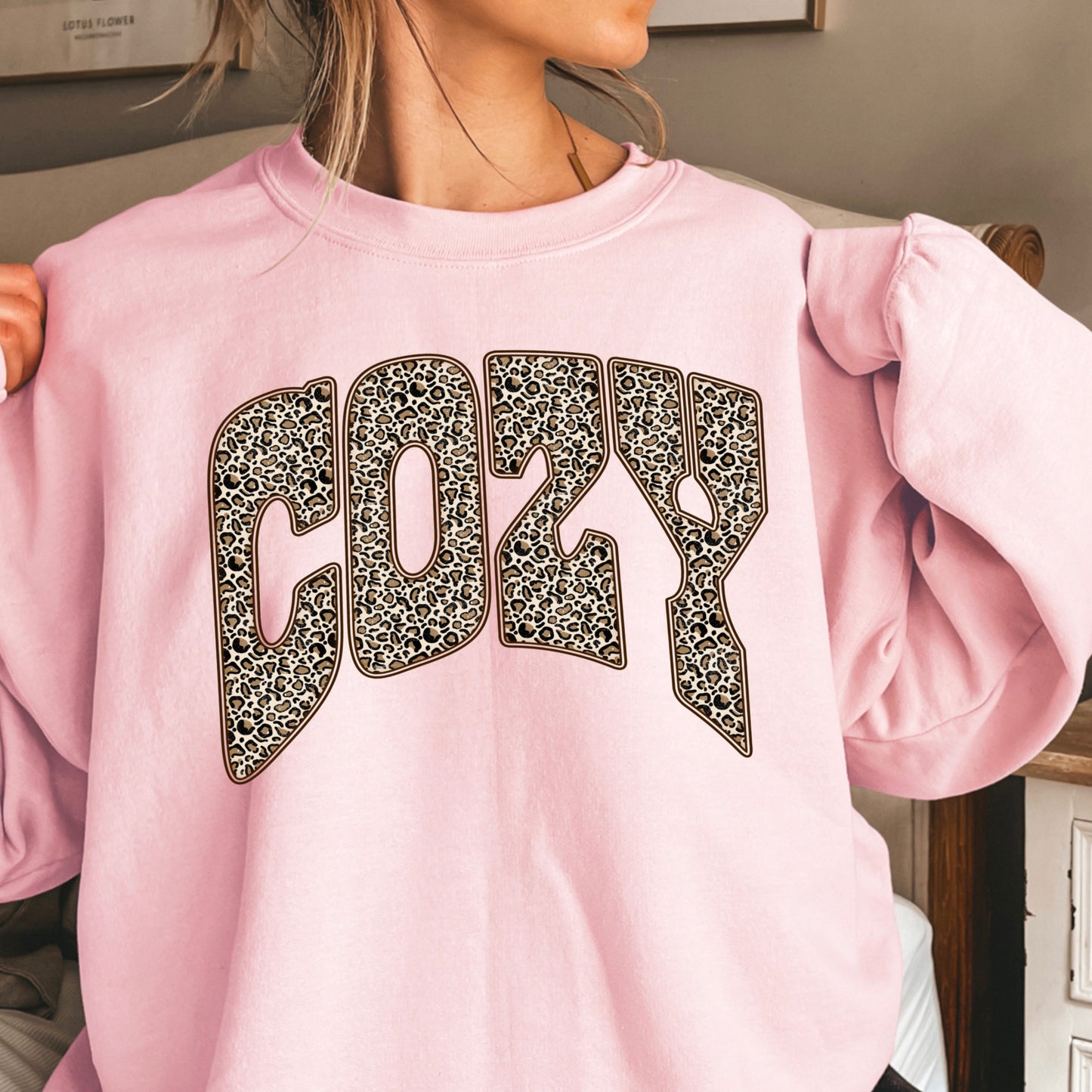 Leopard Cozy Crewneck Sweatshirt
